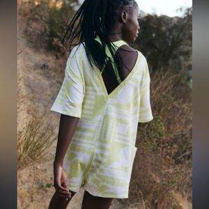 2097. Free People Hot Shot Tee Romper